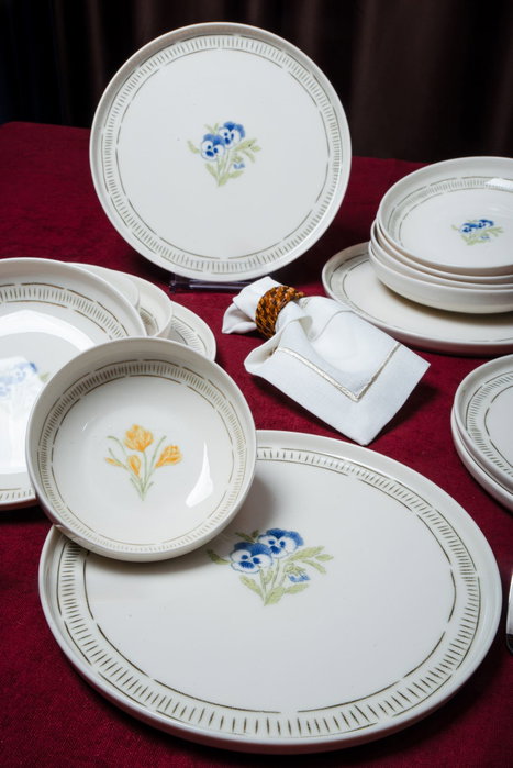 Hermia Mimoza Juego de Cena de Porcelana de 18 Piezas Multicolor